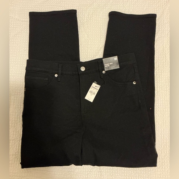 NWT Express Straight High Rise Ankle Jean - Picture 3 of 8